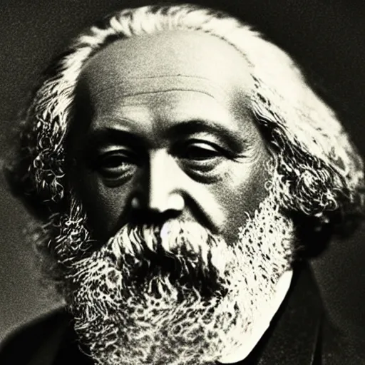 Prompt: karl marx becoming a victim of socialism