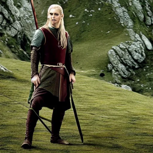 Image similar to messi as legolas in lord of the rings movie, hyper detailed, 8 k