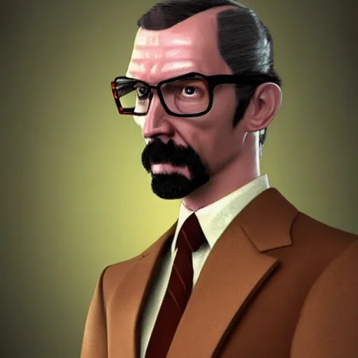 Prompt: a 1 9 7 0 s photograph portrait of gordon freeman in real life while wearing a brown suit, 1 9 7 0 s, 7 0 s, realistic, hyperrealistic, 8 k resolution, hd quality, very detailed, highly detailed, intricate details, real life, real world, trending on artstation, 7 0 s photo