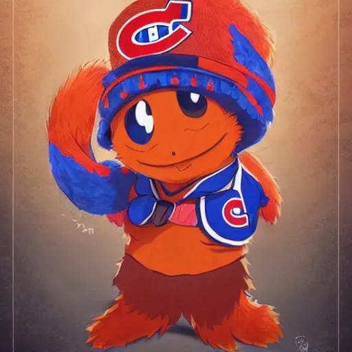 Image similar to anime Portrait of Youppi the Habs Montreal Canadiens Mascot as a very cute powerful and friendly pokemon, highly detailed anime, high evolution, 1990s, legendary, smooth, sharp focus, dynamic lighting, intricate, trending on ArtStation, illustration pokemon, art by WLOP