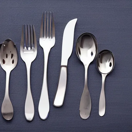 Image similar to camera - equipped silverware