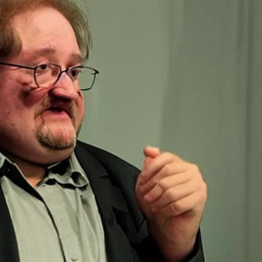 Prompt: President Gabe Newell