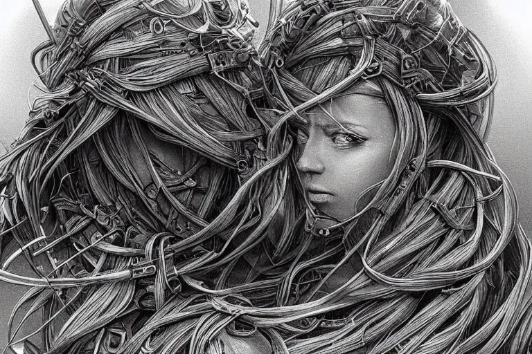 Image similar to “ a extremely detailed stunning drawings by allen william on artstation ”