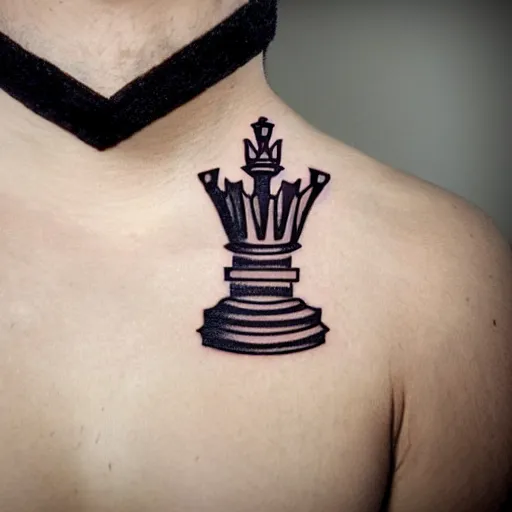 Amazon.com: Azeeda Large 'Bishop Chess Piece' Temporary Tattoo (TO00033018)  : Everything Else