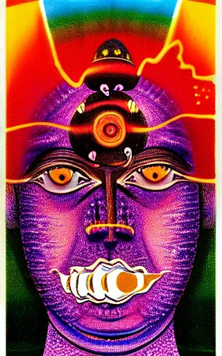 Image similar to kali yuga, iphone wallpaper, by tadanori yokoo