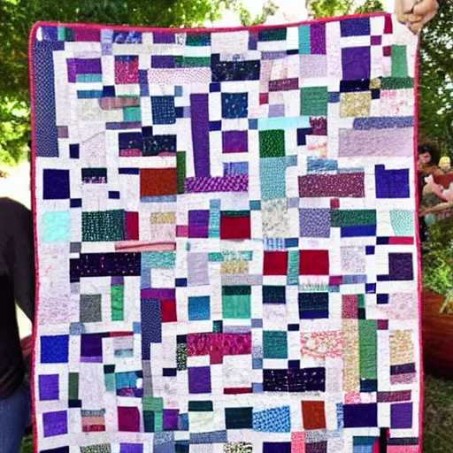 Image similar to quilt made of different people's dreams