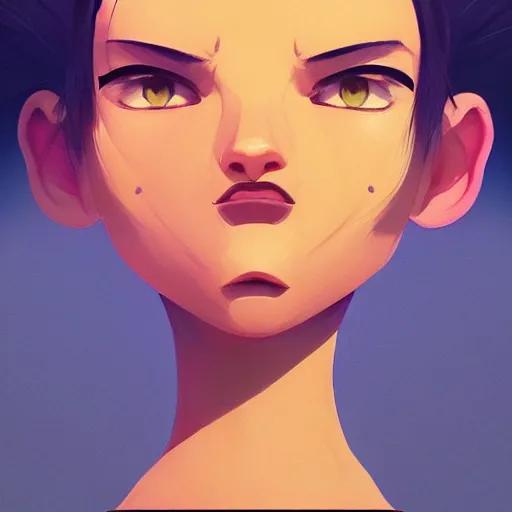 Image similar to face icon stylized minimalist reboot 1 9 9 4, loftis, cory behance hd by jesper ejsing, by rhads, makoto shinkai and lois van baarle, ilya kuvshinov, rossdraws global illumination