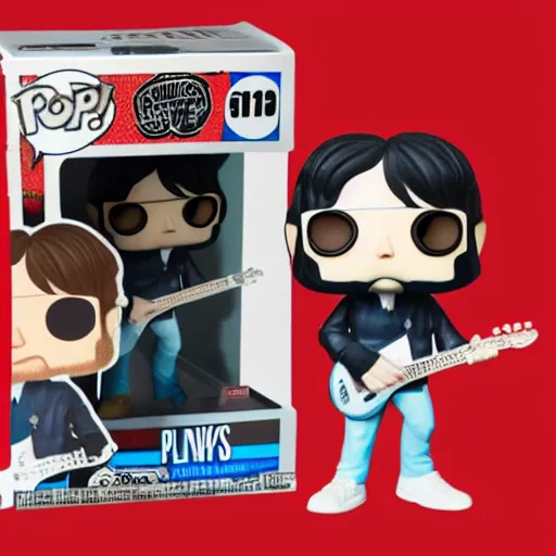 Prompt: rivers cuomo as a funko pop