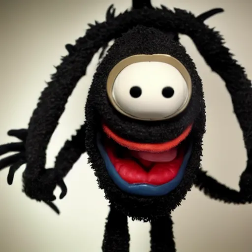 Image similar to Venom as a muppet