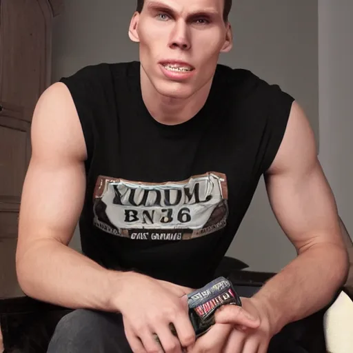 Image similar to jerma 9 8 5 gigachad