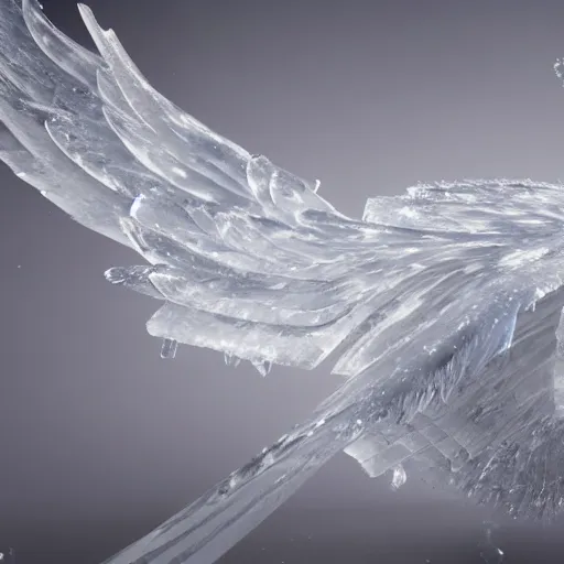 Prompt: a phoenix trapped in ice breaking through, cinematic lighting ultra detail ultra realistic photo realistic octane render 4k