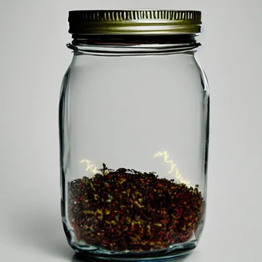 Image similar to lightning in a jar