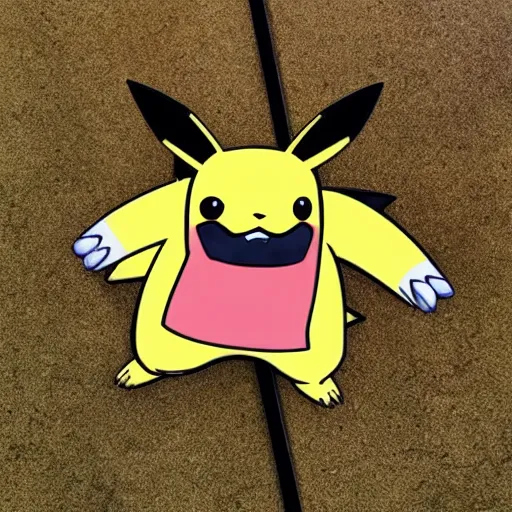 Image similar to photo of a pikachu with the face of emma watson