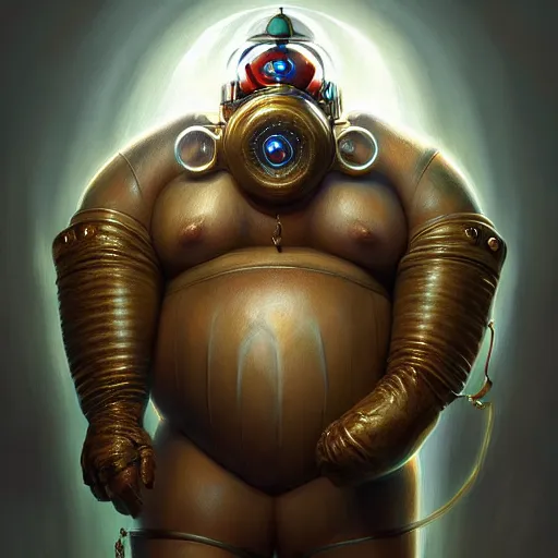 Prompt: big daddy magic, elegant intricate digital painting artstation concept art by mark brooks and brad kunkle detailed