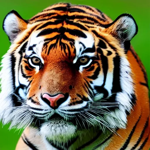 Image similar to tiger head, close up photo