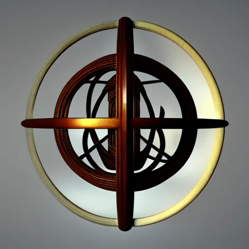 Prompt: Voroni diagram of a armillary sphere 8k Octane render 3D