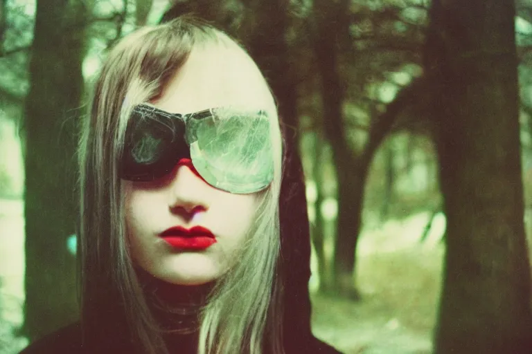 Image similar to 35mm color, lomography, last photo, portrait, fashion, weird, random, strange, spooky, interesting