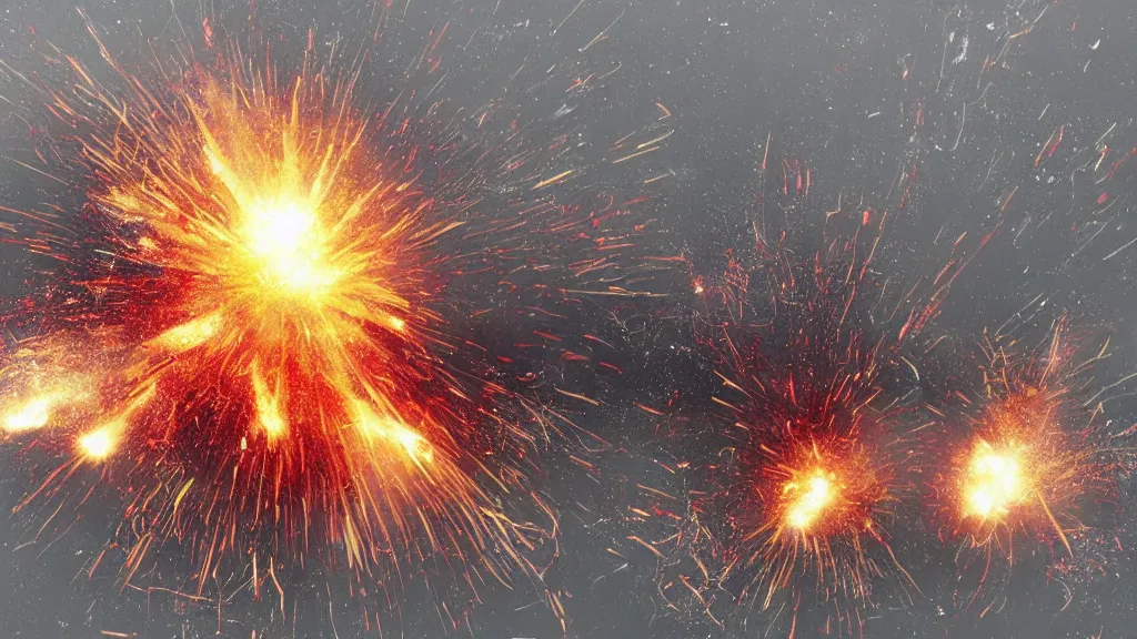 Image similar to exploding explosion