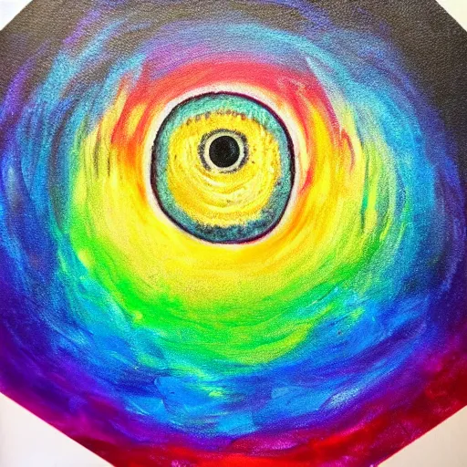 Prompt: 👁 🕳 🌈 art