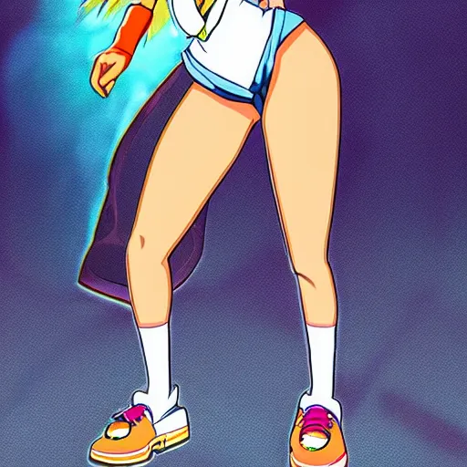 Image similar to Lola Bunny anime girl