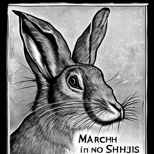 Image similar to March Hare lost in gnosis