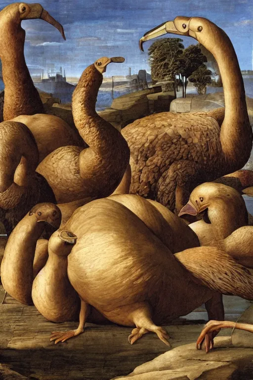 Image similar to the giant dodo, renaissance