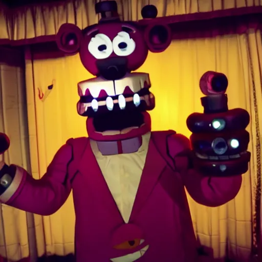 Image similar to markiplier animatronic five nights at freddys