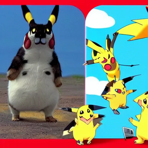 Prompt: if Pikachu were a real animal