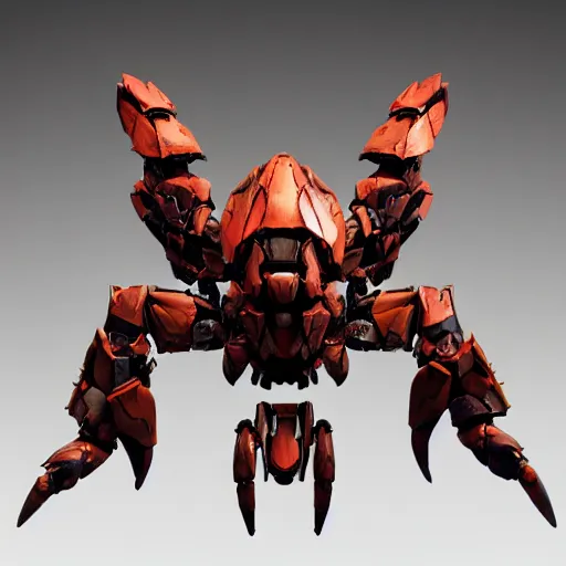 Very Symmetrical Armored Crab Concept Mecha Suit Stable Diffusion Openart