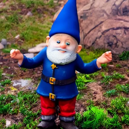 Prompt: david the gnome in real life