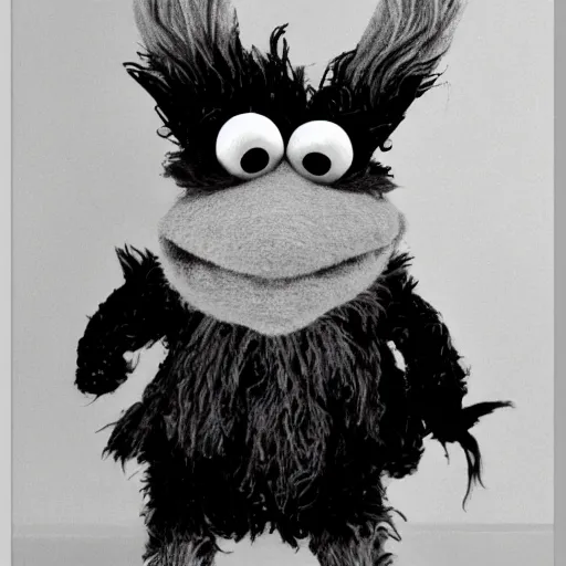 Image similar to devil muppet