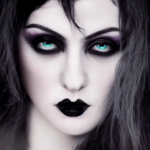 Image similar to pale goth beauty, cinematic lighting, various refining methods, micro macro autofocus, ultra definition, award winning photo