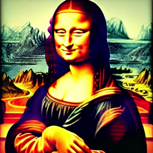 Image similar to the mona lisa in the style of akira toriyama