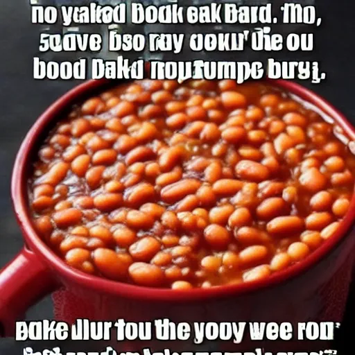 Image similar to meme about baked beans