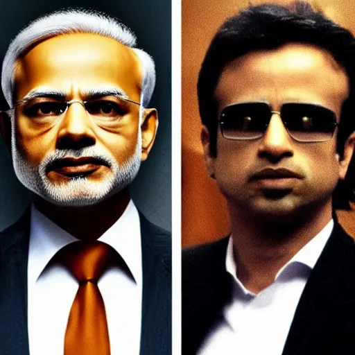 Image similar to narendra modi in fight club, 8 k