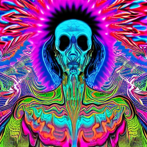 Prompt: psychedelic ego death