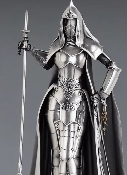 Image similar to 80mm, resin detailed model figure of Alchemy Imperial Princess knight gothic silver