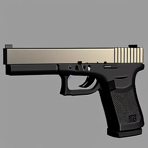 Prompt: glock 1 9 in as an item in roblox