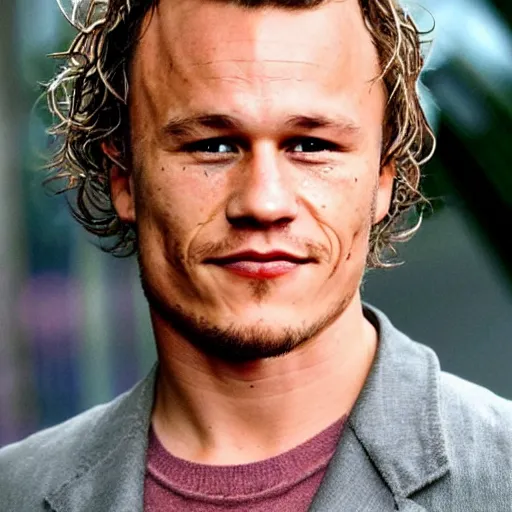 Image similar to heath ledger at 4 3 years old