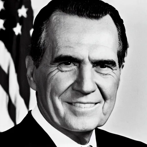 Prompt: President Richard Milhous Nixon