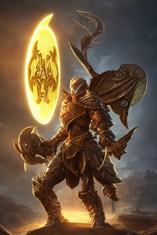 Image similar to shield fantasy epic legends game icon stylized digital illustration radiating a glowing aura global illumination ray tracing hdr fanart arstation by ian pesty and katarzyna da „ bek - chmiel