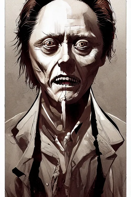 Image similar to christopher walken in sleepy hollow, full body, big two toned eyes, teeth gritted, horror, intricate details, cinematic, epic, realistic, anatomy, tomer hanuka, uplight, artstation, photorealistic, scary