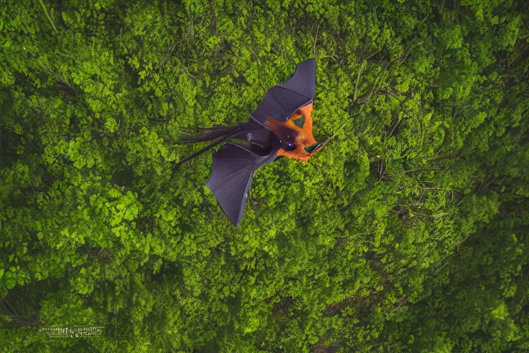 Image similar to Flying Fox, Nature photography, airborne, mid-flight, professional photo, 8k