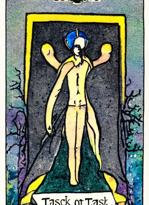 Image similar to blank tarot card