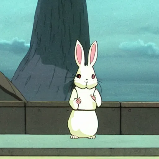 Image similar to a rabbit in the movie Spirited Away