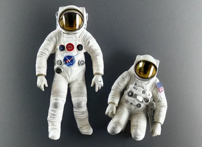 Image similar to Fine Image on the store website, eBay, Full body, 80mm resin figure of a detailed astronaut, Environmental light from the front