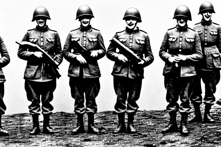 Image similar to minions as german soldiers in ww 2