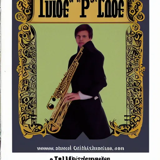 Image similar to sheet music for solo flute