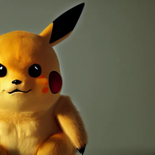 Prompt: photography of a realistic pikachu animal, 8 k, cinematic lighting, natural background, trending on artstation, pokemon