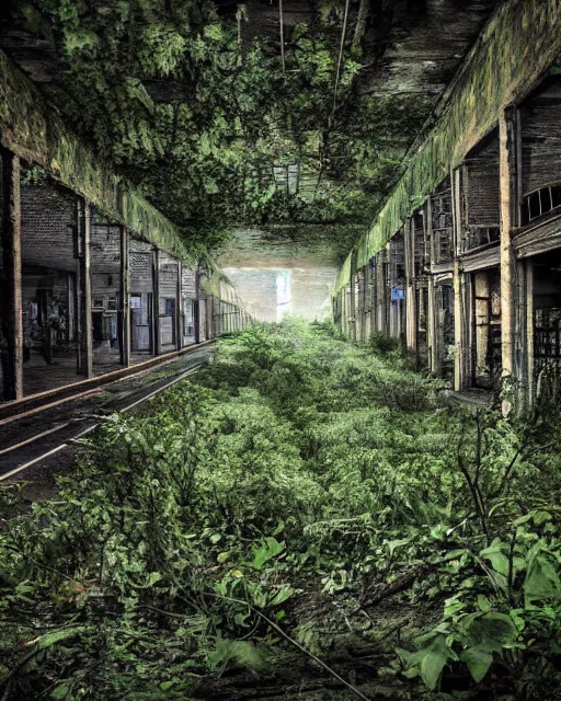 Image similar to abandoned overgrown city